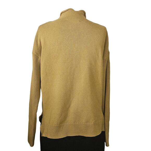 Tahari Yellow Mock Neck Sweater Size Small - Picture 2 of 5